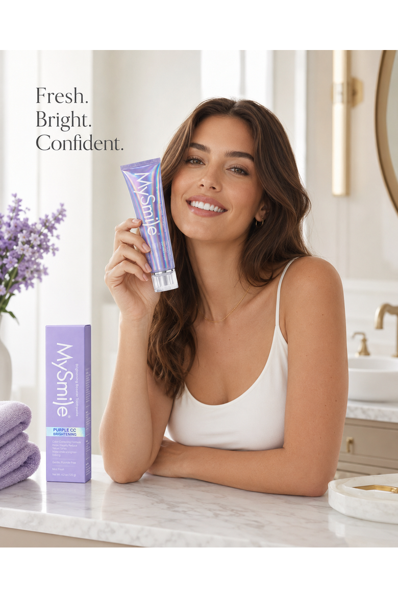 Purple Whitening Hydroxyapatite Toothpaste for Sensitive Teeth, Alternate, color, Purple