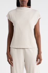 Eileen Fisher Funnel Neck Top