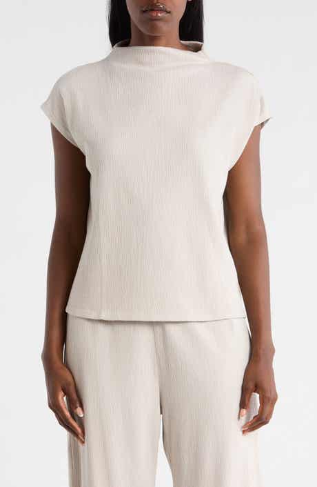 Eileen Fisher Funnel Neck Top