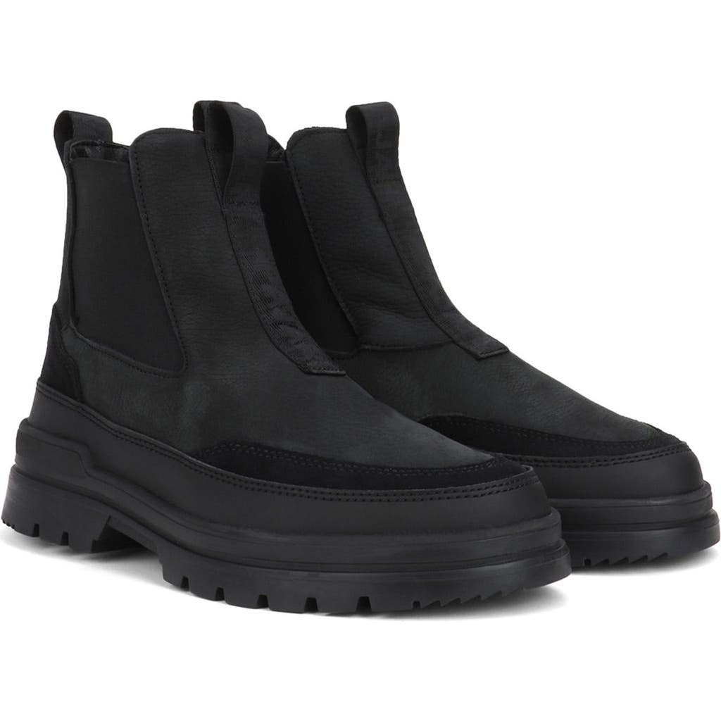 Pajar Messi Waterproof Ice-gripper Chelsea Boot In Animal Print