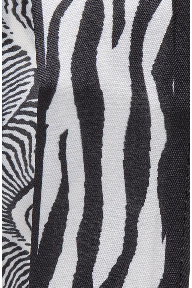 Nala Hair Scarf, Alternate, color, BLACK/ WHITE