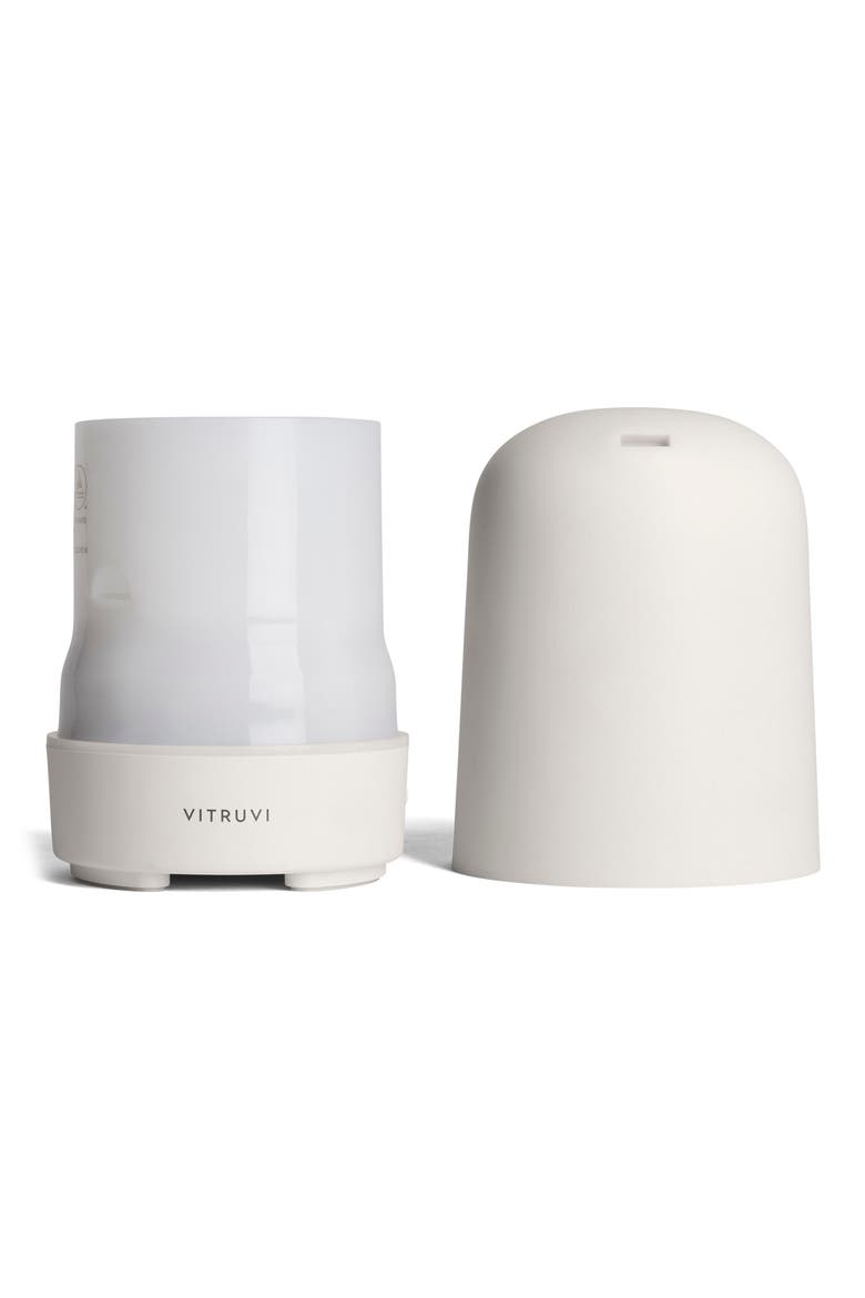 Glow Essential Oil Diffuser, Alternate, color, WHITE