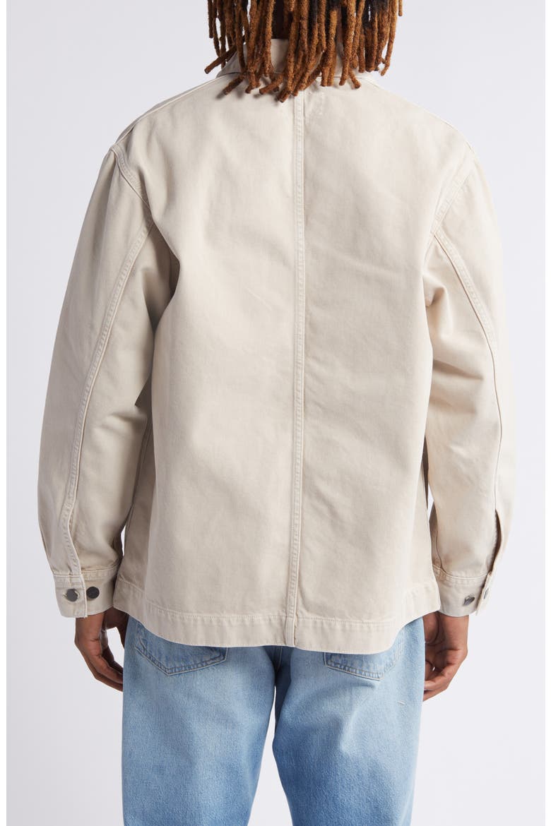 Garrison Workwear Twill Coat, Alternate, color, TONIC STONE DYED