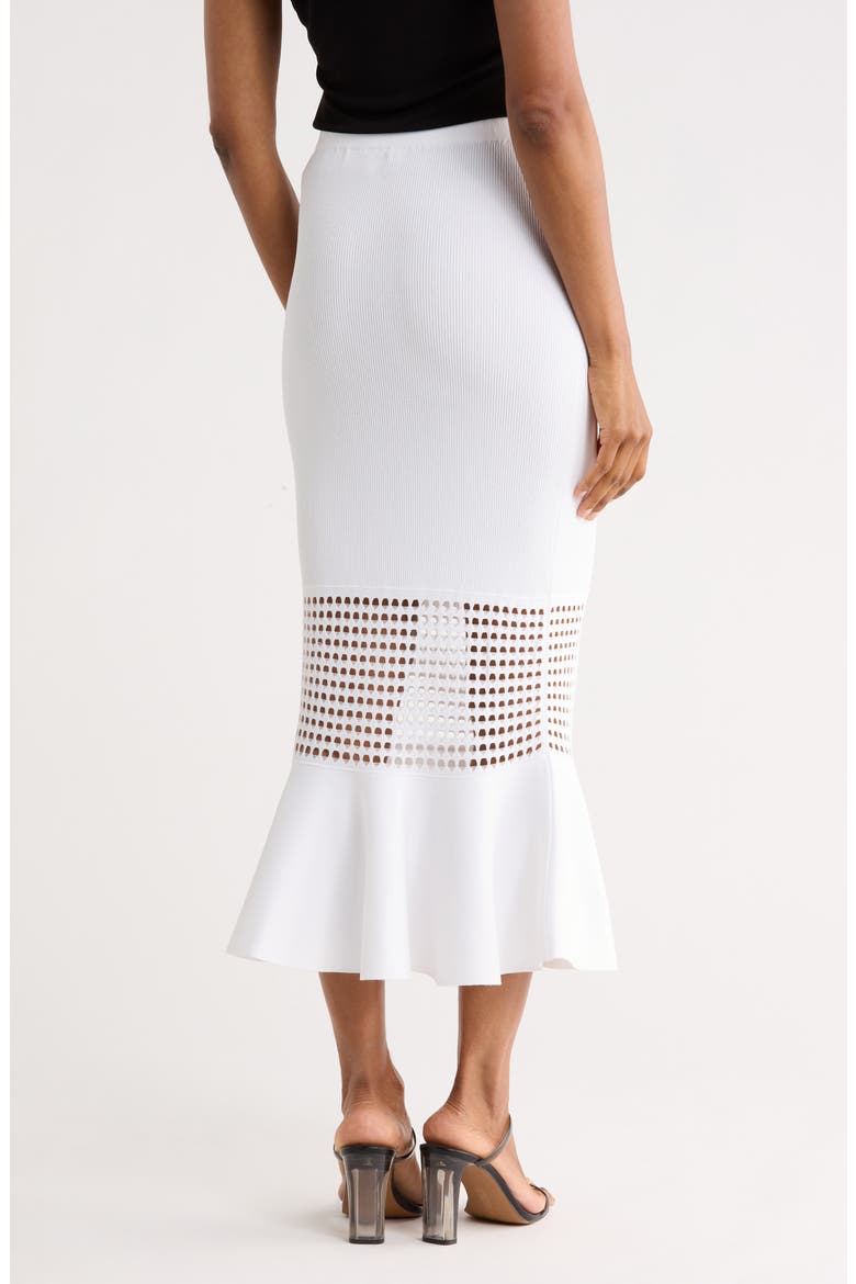 Georgia Eyelet Sweater Skirt, Alternate, color, IVORY