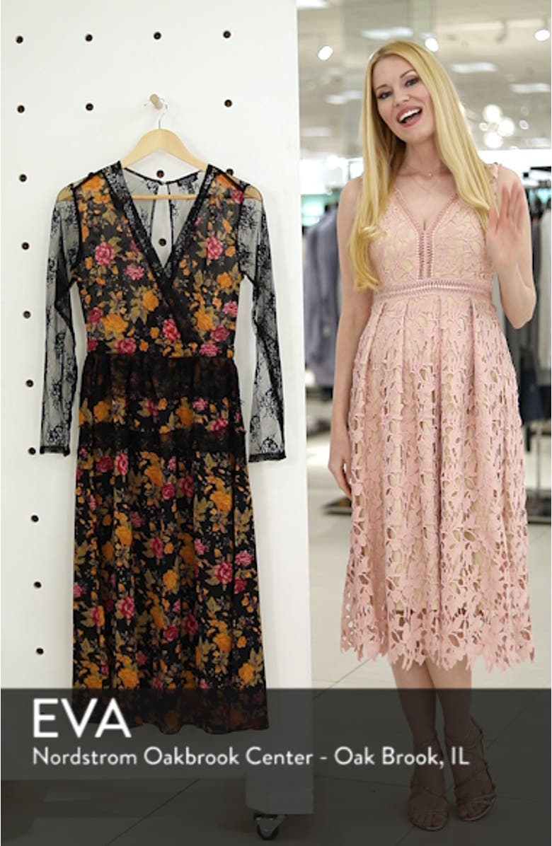 Floral Midi Dress, sales video thumbnail