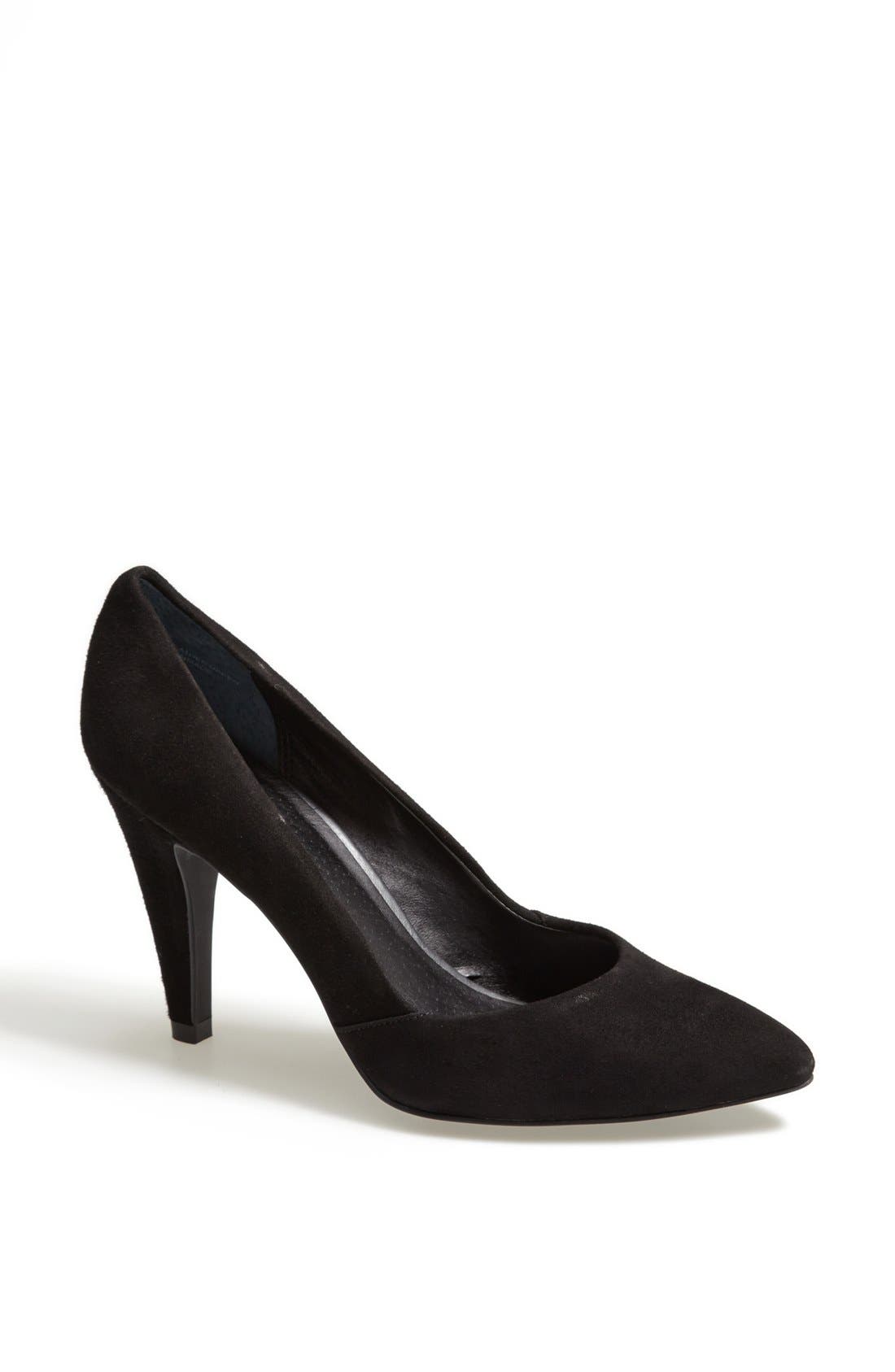 'Melanie' Pointy Toe Pump, Main, color, BLACK