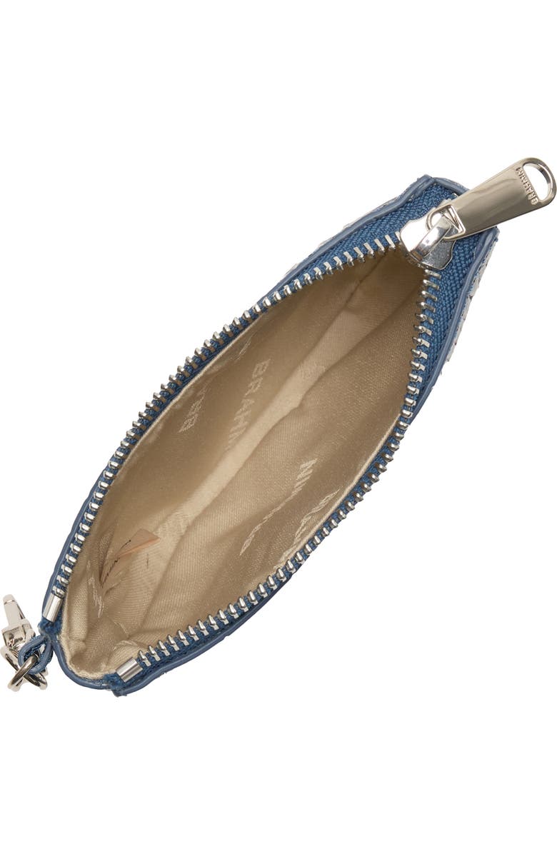 Brahmin Britt Croc Embossed Leather Coin Pouch, Alternate, color,