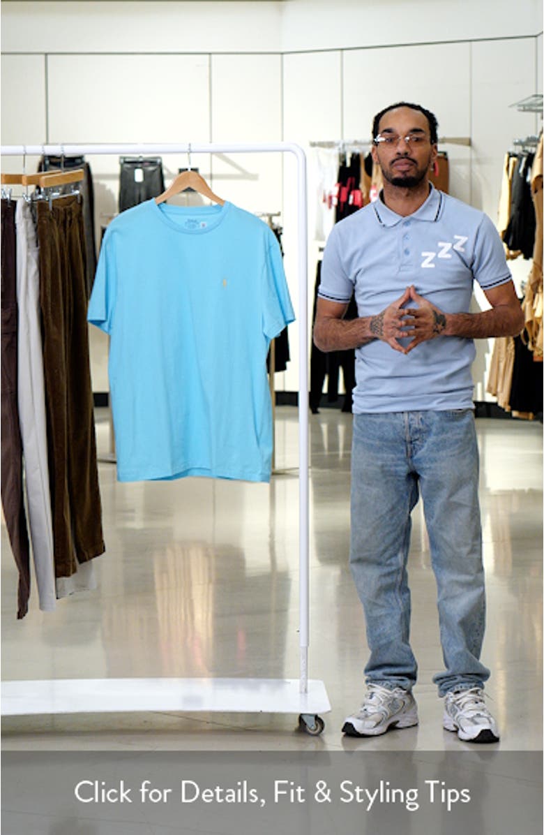 Classic Fit Jersey Crewneck T-Shirt, sales video thumbnail