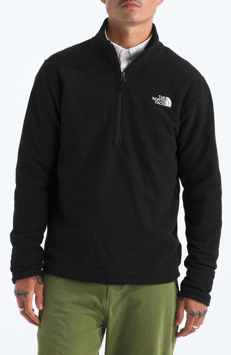 The North Face Cap Rock Half Zip Pullover, Main, color, Tnf Black Heather