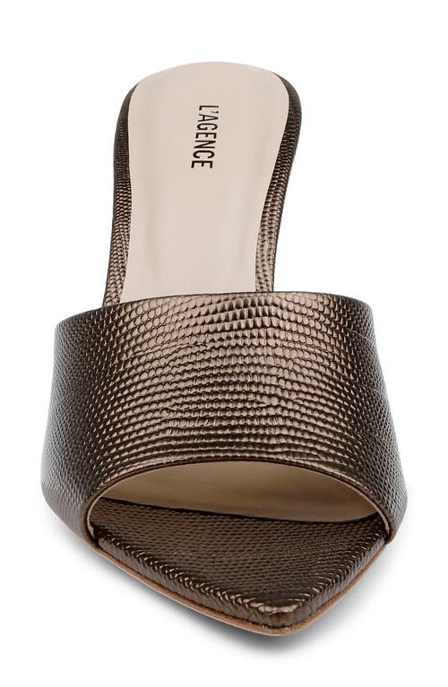 L'agence Lolita Pointed Toe Sandal In Brown