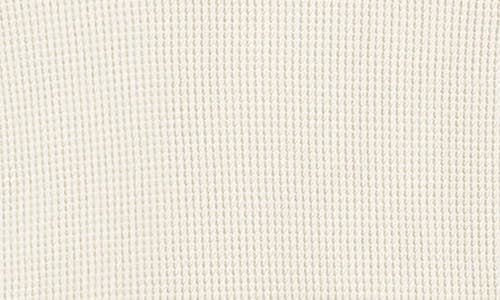 Quincy Mae Waffle Knit Organic Cotton Bodysuit In Neutral