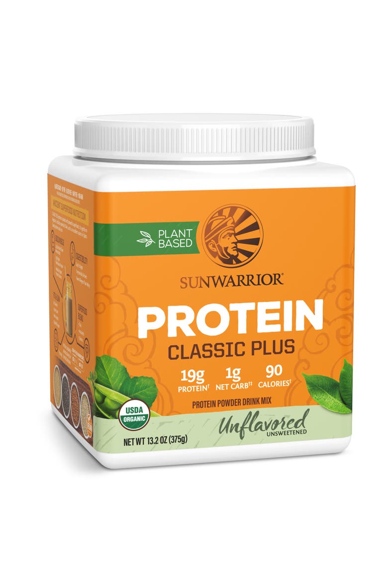 Classic Plus Protein Powder, Main, color, Unflavored, 375g