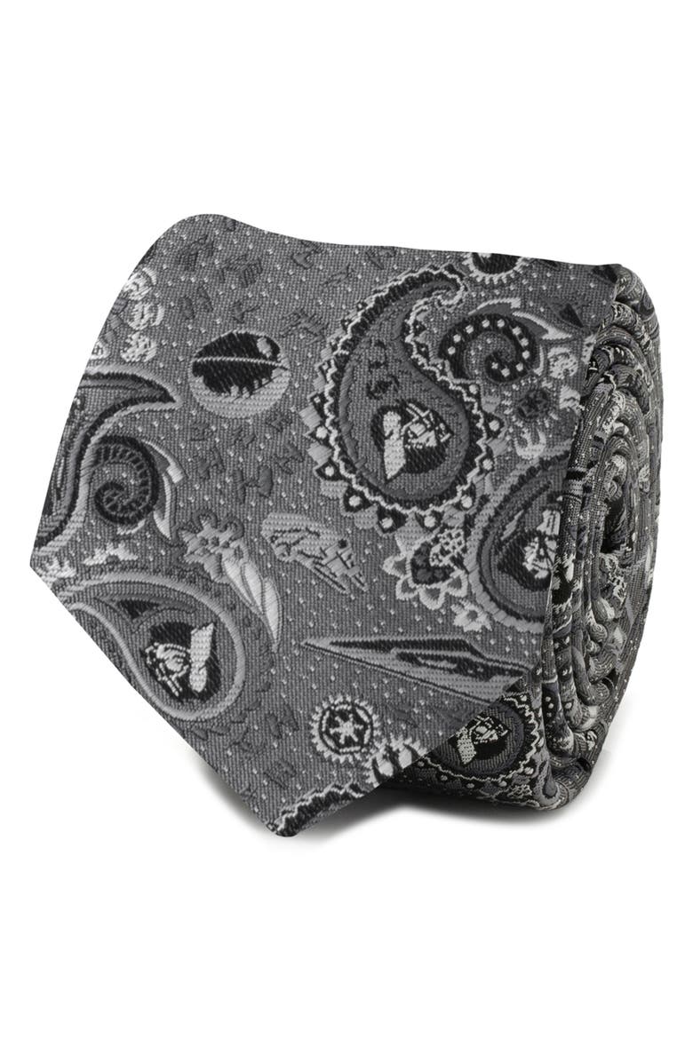 Cufflinks, Inc. Darth Vader Paisley Tie, Alternate, color, Gray