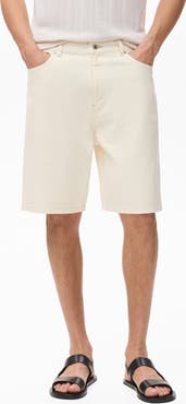 MANGO Relaxed Fit Denim Bermuda Shorts