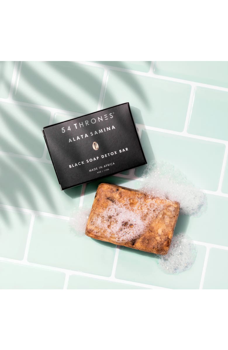 54 Thrones Alata Samina Black Soap Detox Bar, Alternate, color, 