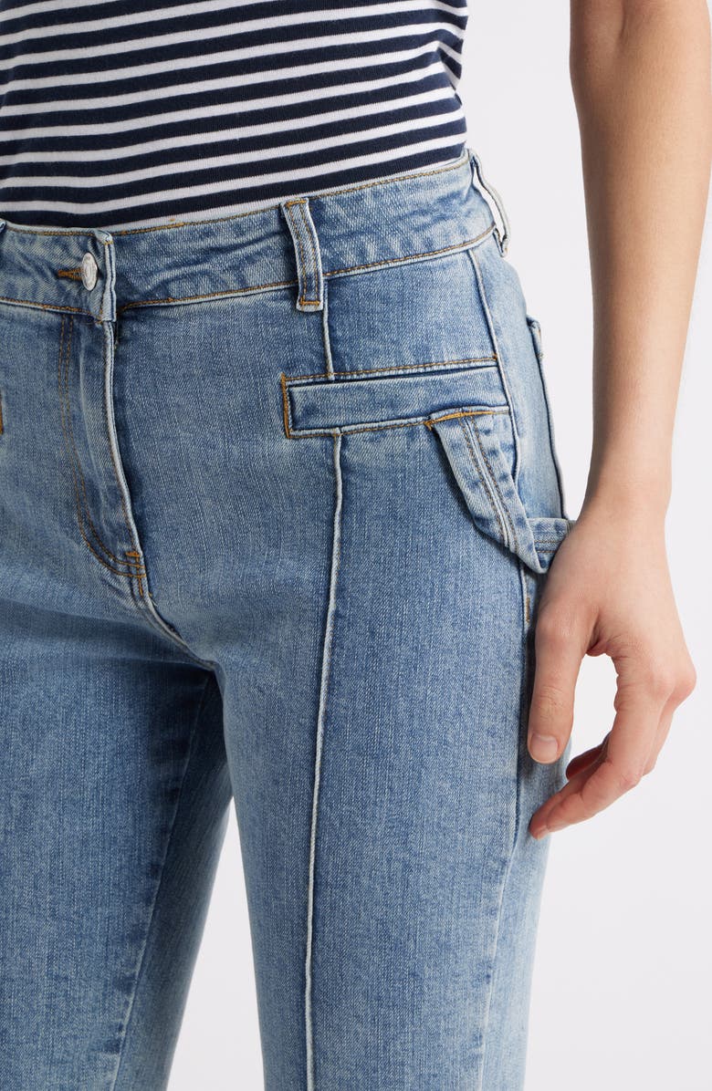 Steve Madden Delray Seam Capri Jeans, Alternate, color,