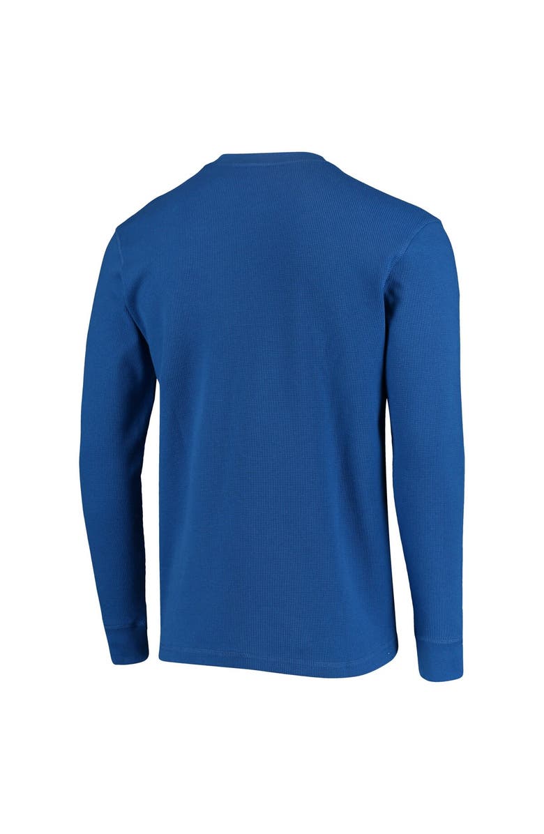 DUNBROOKE Men's Dunbrooke Royal Buffalo Bills Logo Maverick Thermal Henley Long Sleeve T-Shirt, Alternate, color, 