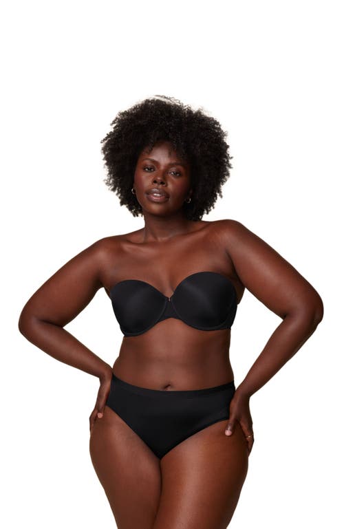 Harper Wilde Base Strapless Bra in Black at Nordstrom, Size 36D