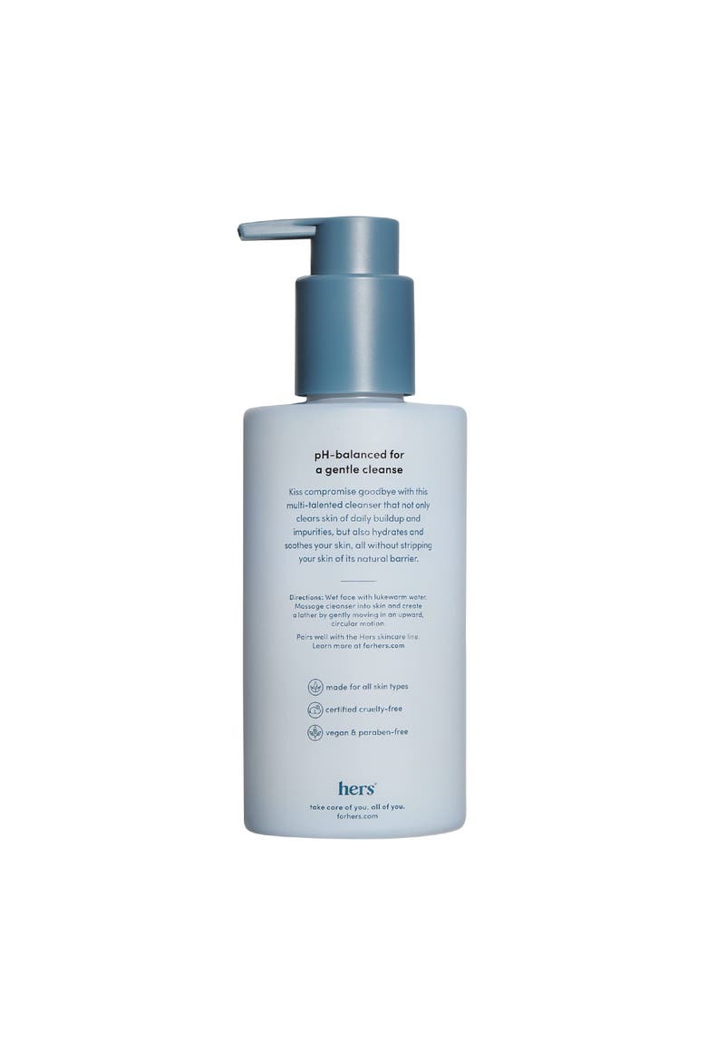 Clear Waters Hydrating Cleanser  Gentle, pH-Balancing, Squalane Face Wash with Hyaluronic Acid, Alternate, color, Blue