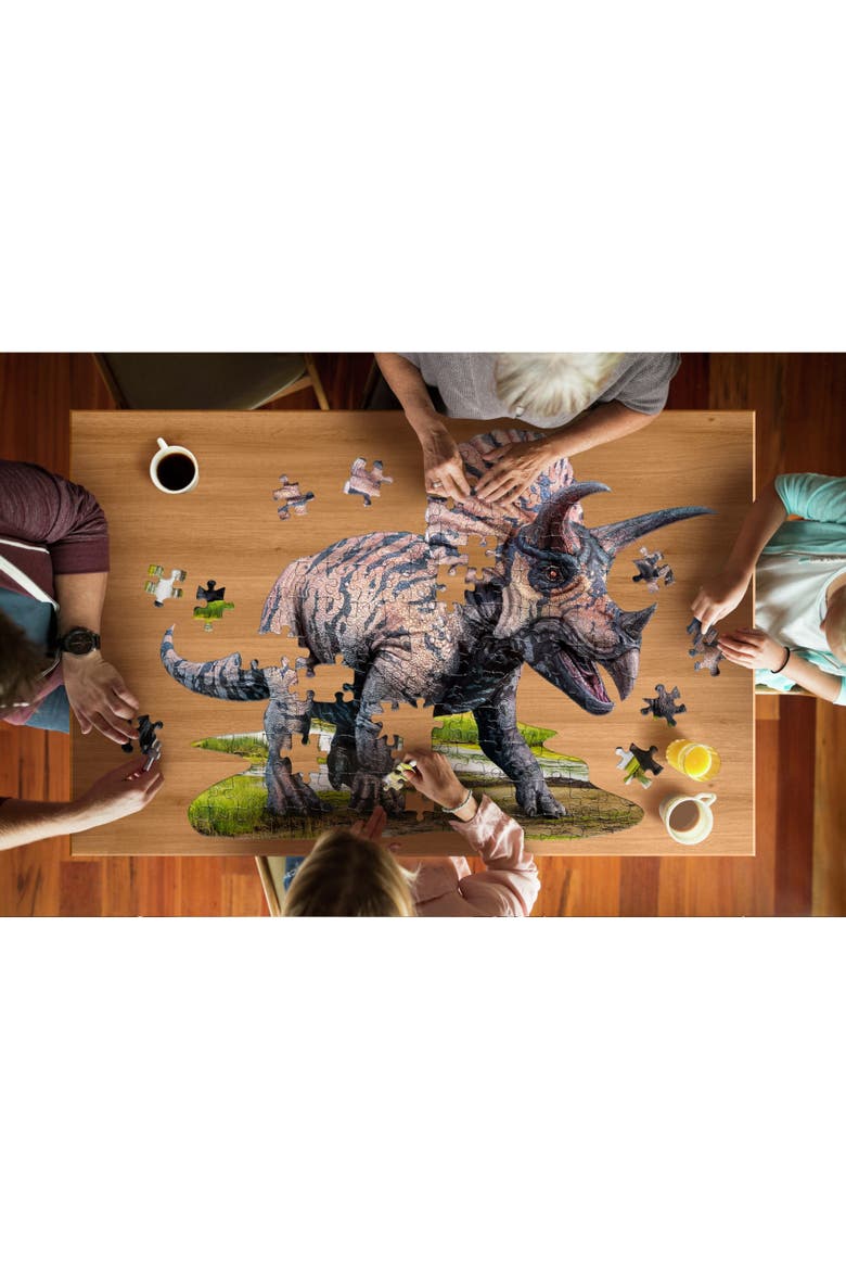 Puzzles TRICERATOPS 100 Piece Jigsaw Puzzle, Alternate, color, Multicolored