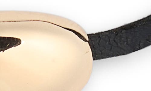 Shop Nordstrom Rack Sculpted Slide Bracelet In Black- Gold