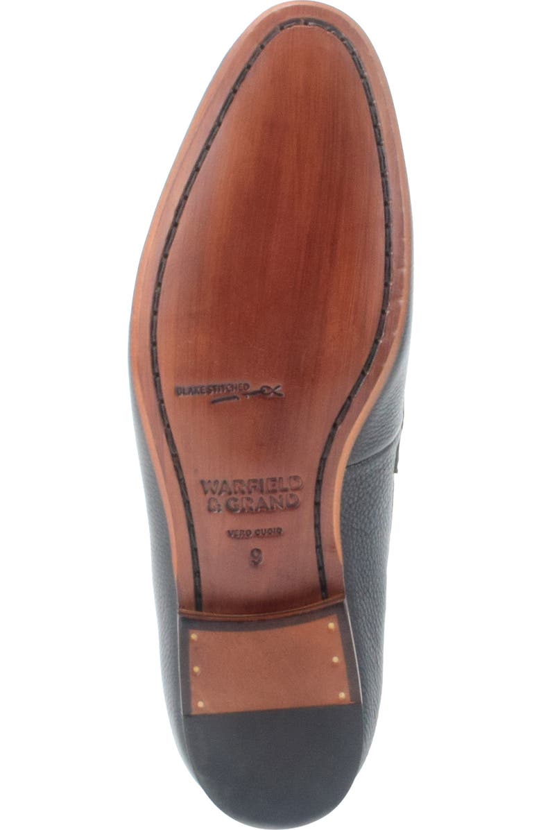 Warfield & Grand Durand Woven Bit Loafer, Alternate, color, Black