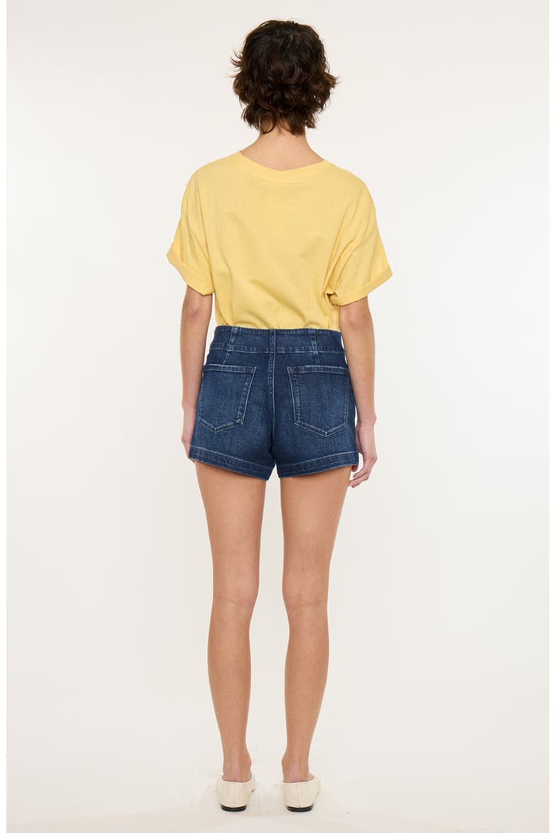 Sallie High Rise Shorts, Alternate, color, Dark Wash