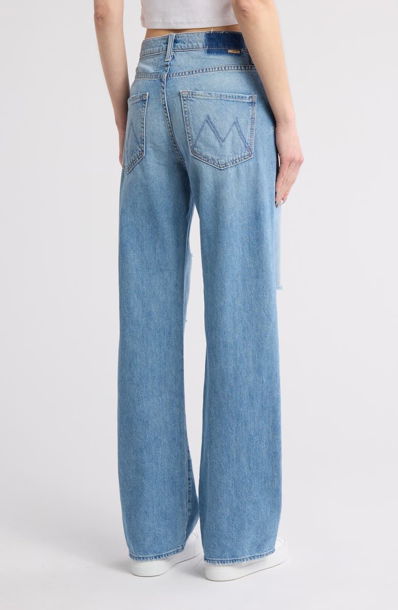 MOTHER The Dodger Sneak Wide Leg Jeans, Alternate, color, 