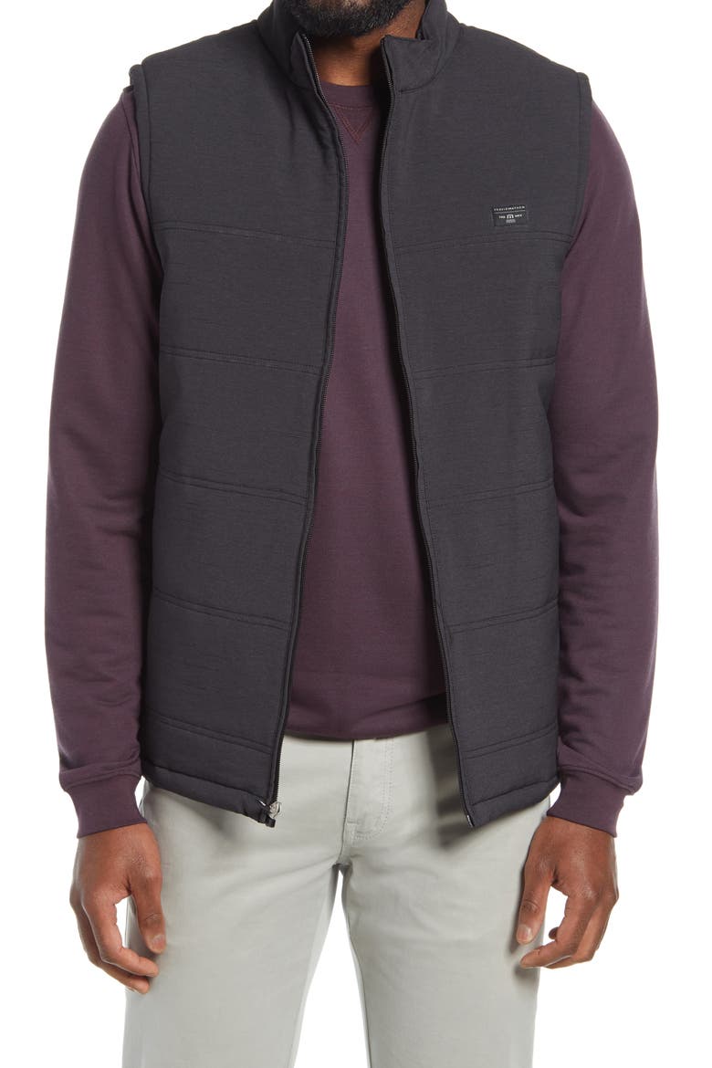 Keep On Keepin On Regular Fit Vest, Main, color, CHARCOAL