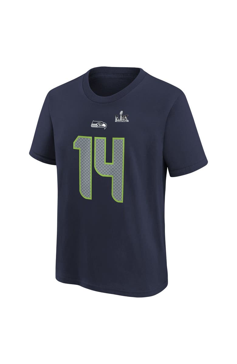 Nike Youth Nike Sam Darnold College Navy Seattle Seahawks Super Bowl LX Name & Number T-Shirt, Alternate, color, College Navy