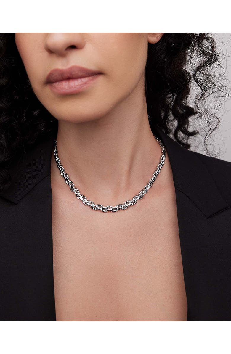 Jennifer Fisher Soho Chain Necklace, Alternate, color, Silver