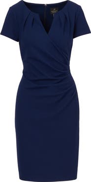 Adrianna Papell Crepe Sheath Dress