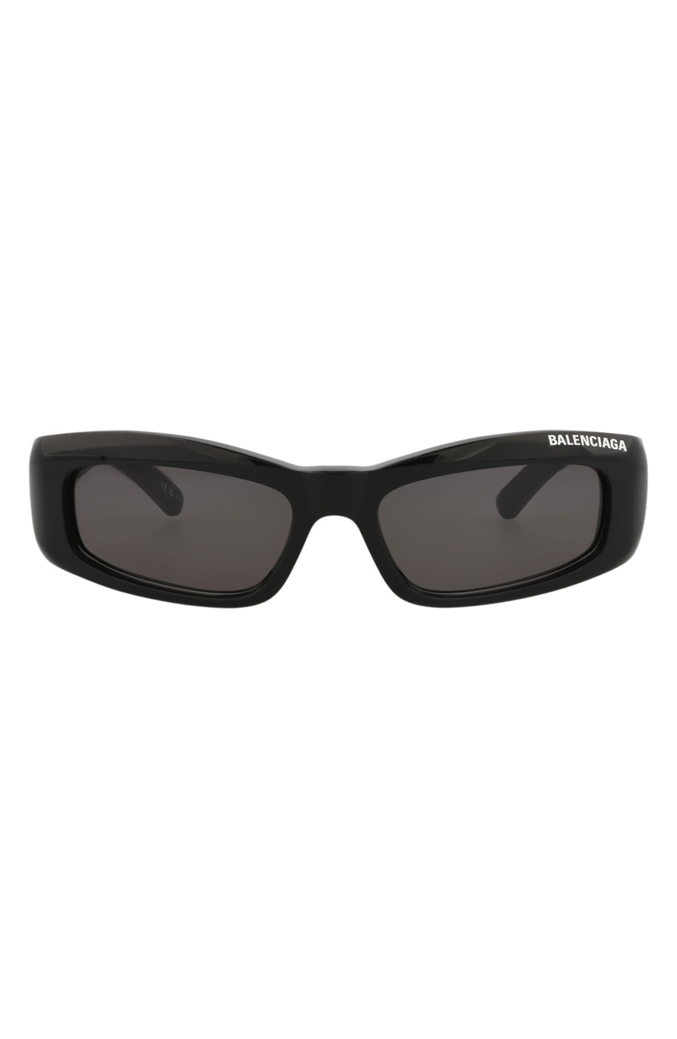 Balenciaga 57mm Rectangle Sunglasses