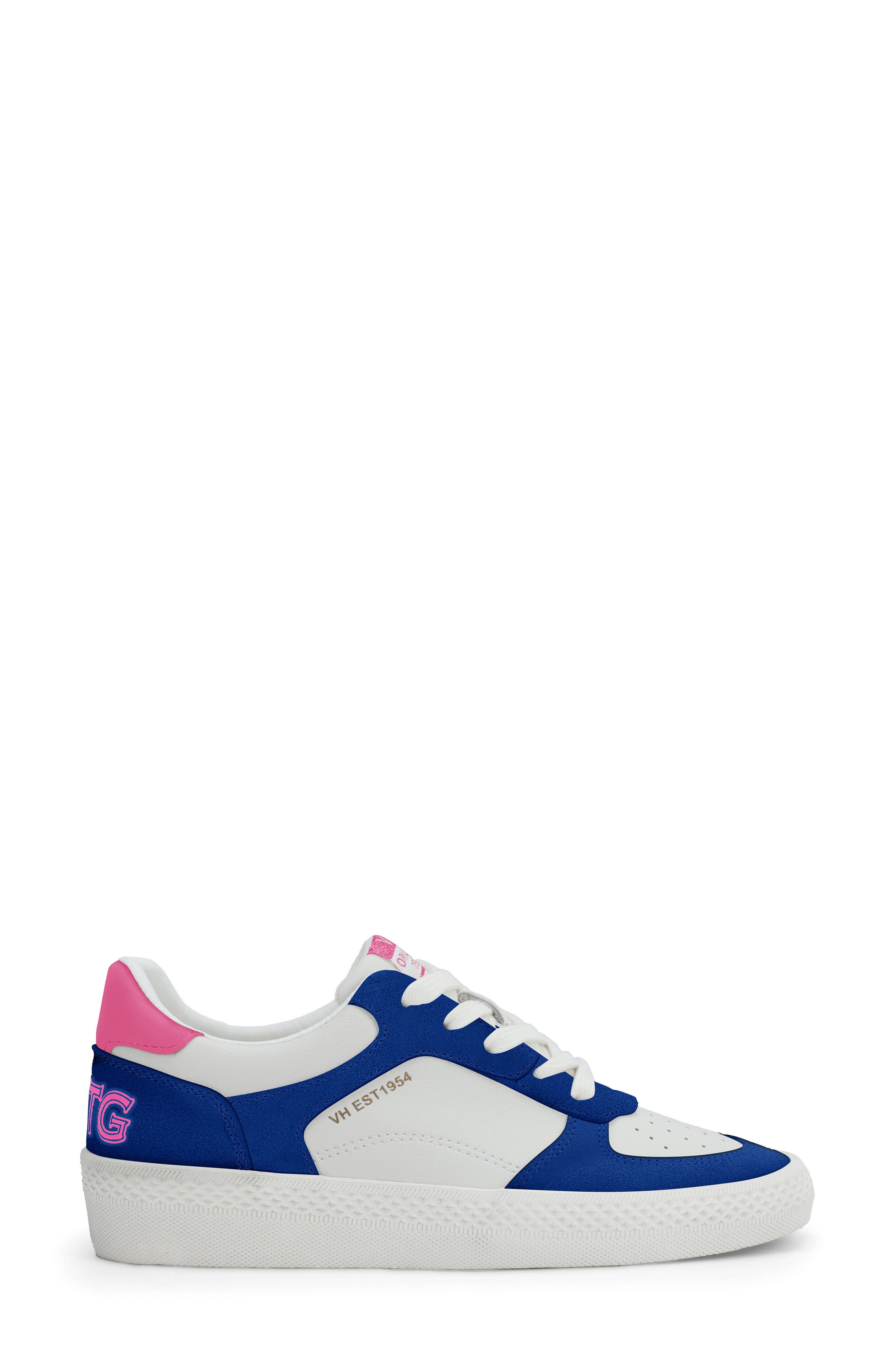 Vintage Havana Fast Sneaker, Alternate, color, Electric Blue/ Neon Pink