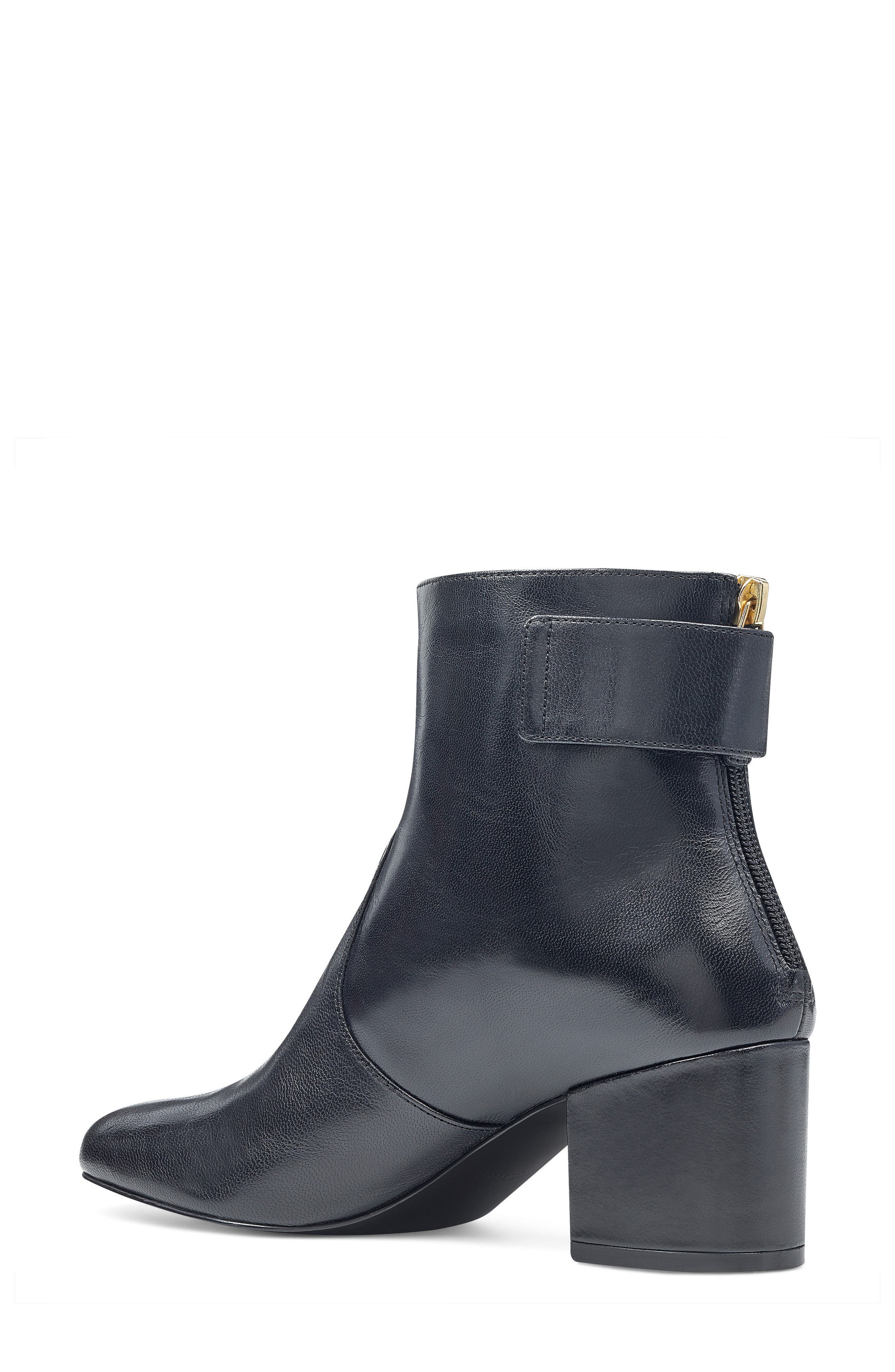 Quarryn Bootie, Alternate, color, BLACK LEATHER