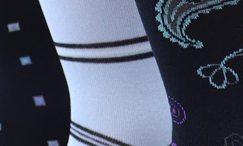 Lorenzo Uomo Assorted 3-pack Crew Socks In Multi
