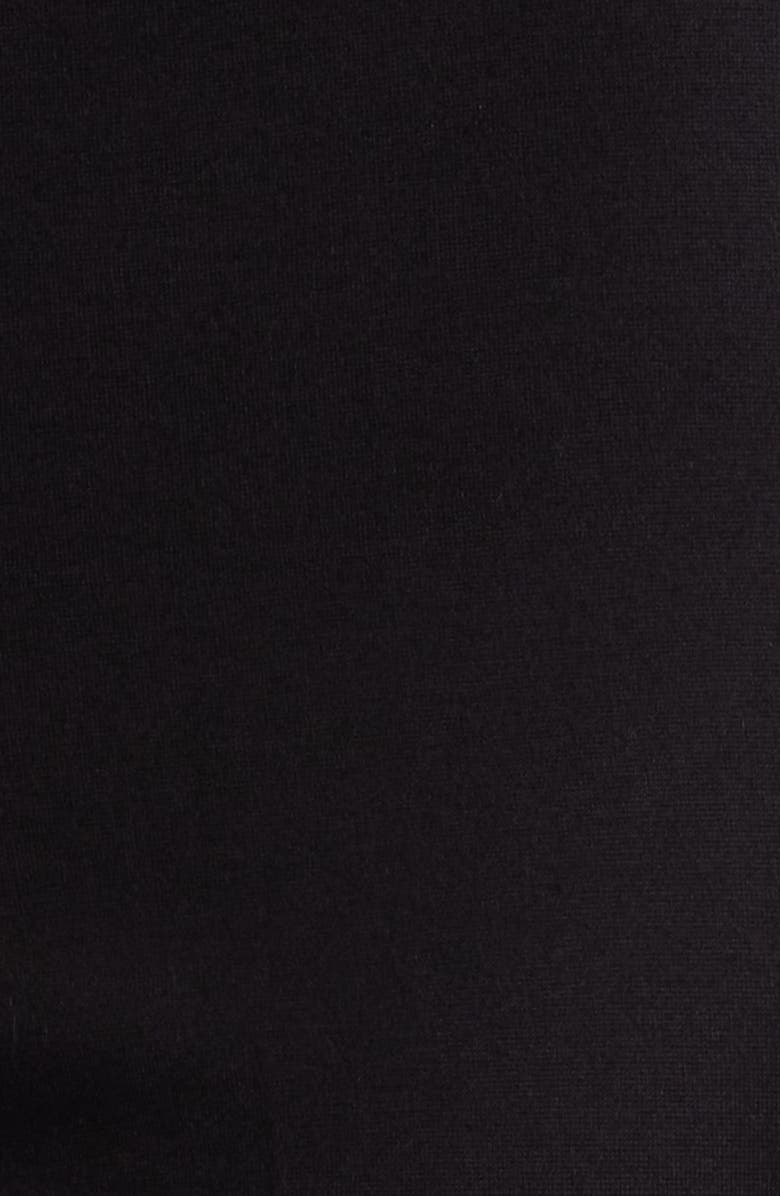 Anne Klein Crop Feather Trim Pull-On Pants, Alternate, color, 