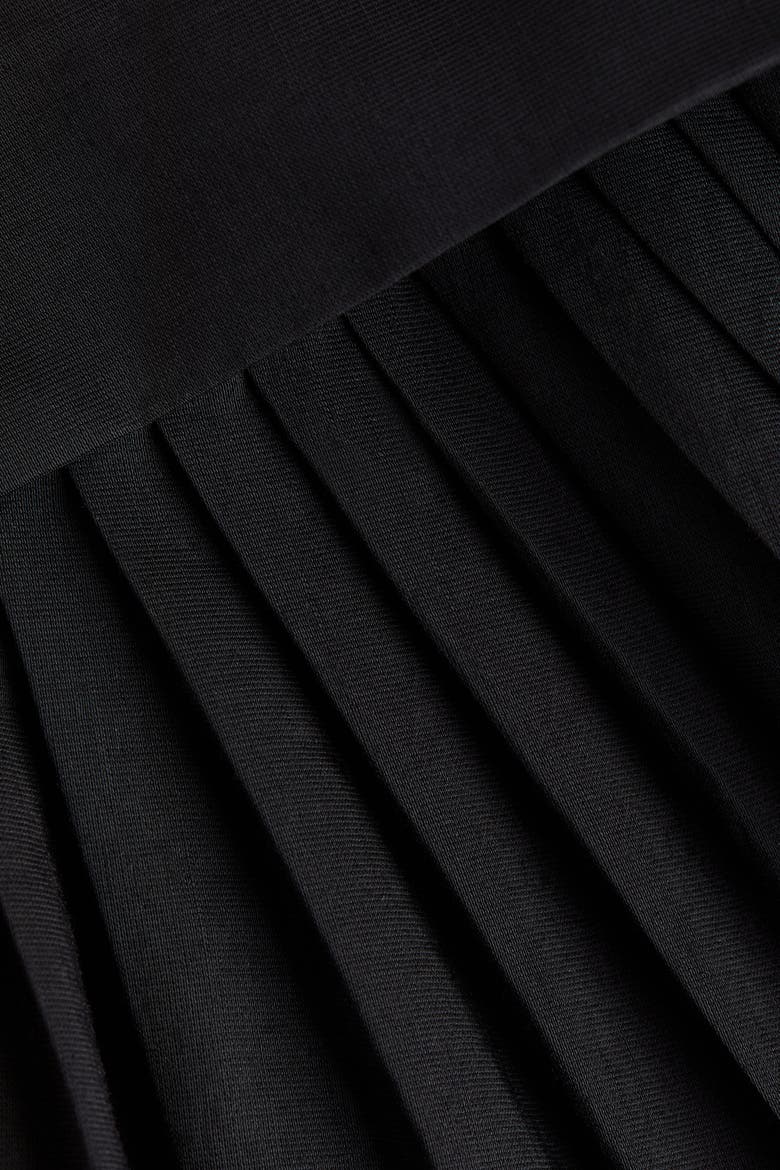 Midi Balloon Skirt, Alternate, color, Black