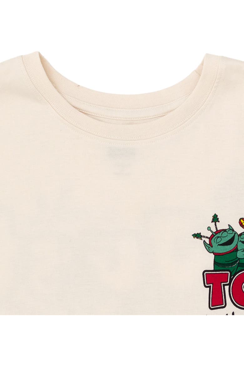 Toy Story Holiday Short Sleeve T-Shirt, Alternate, color, Oatmeal Toy Story