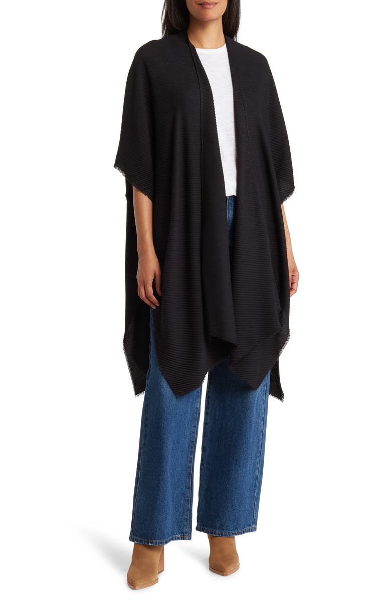 Vince Camuto Pleated Knit Topper, Main, color, 