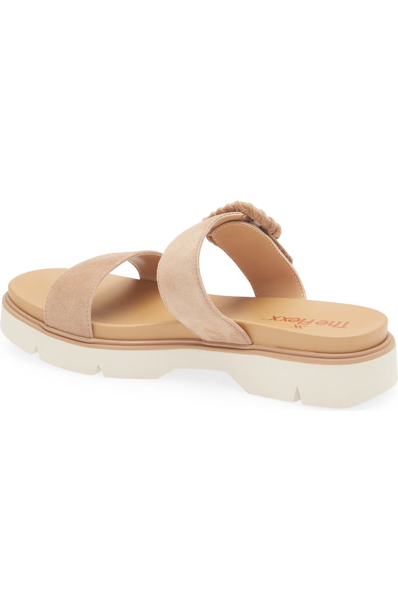 The FLEXX Atena Platform Slide Sandal, Alternate, color, Terra Camoscio