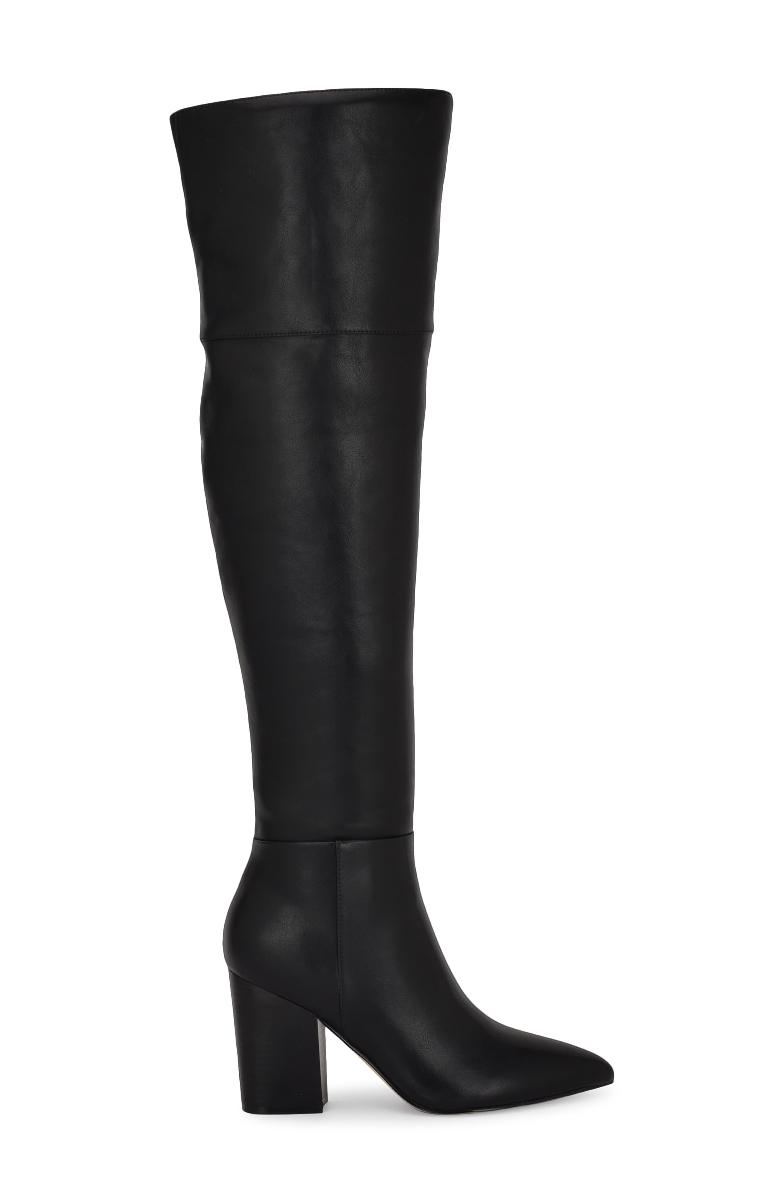 Nine West Pare Pointed Toe Over the Knee Boot, Alternate, color, 