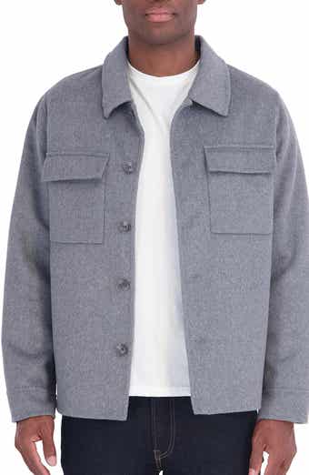 Wool Blend Shirt Jacket
