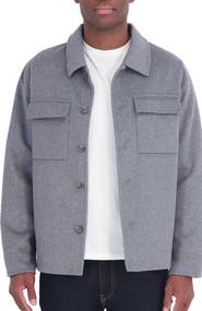 Michael Kors Wool Blend Shirt Jacket