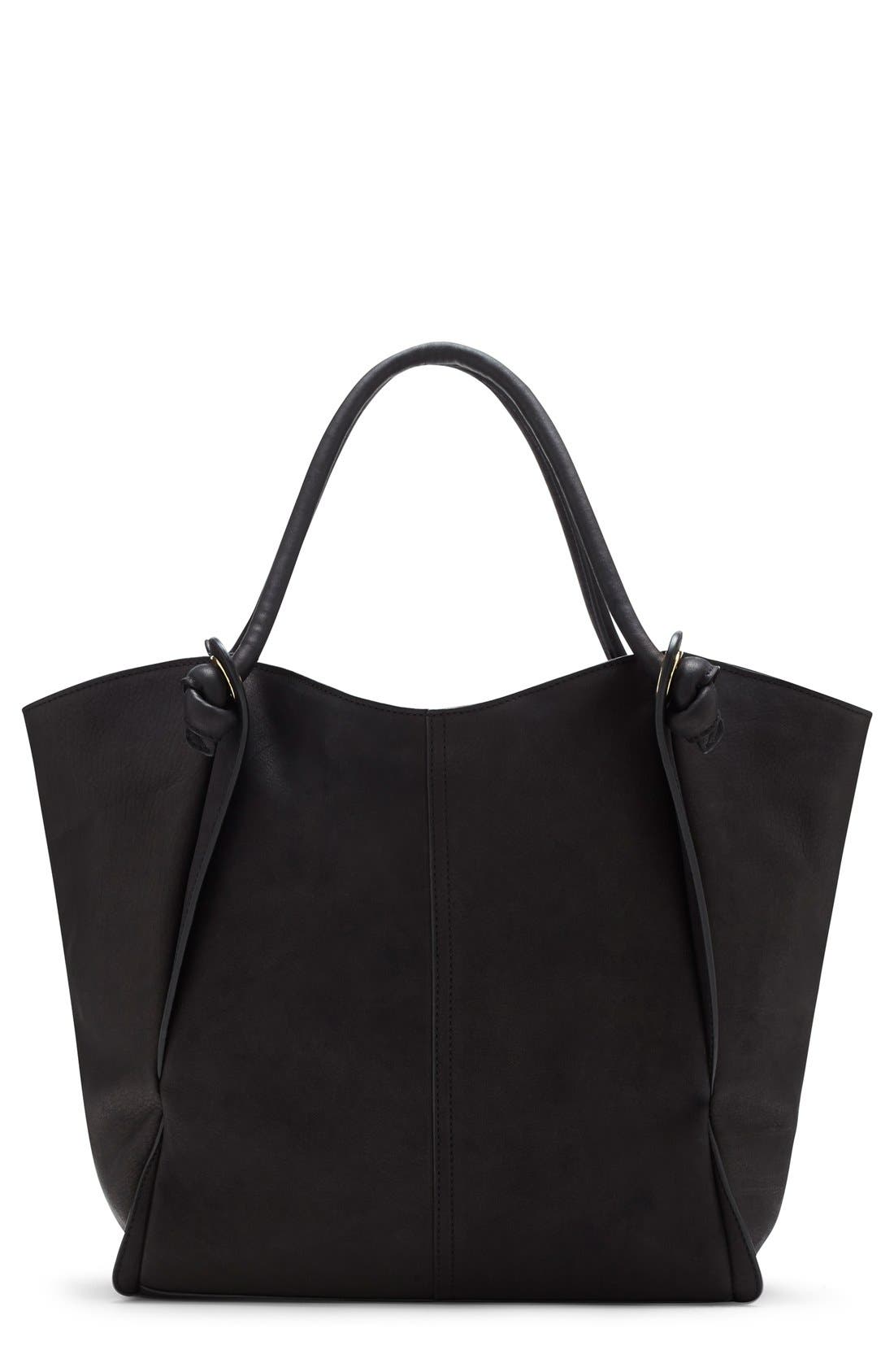 Vince Camuto 'Halie' Leather Tote, Main, color, 