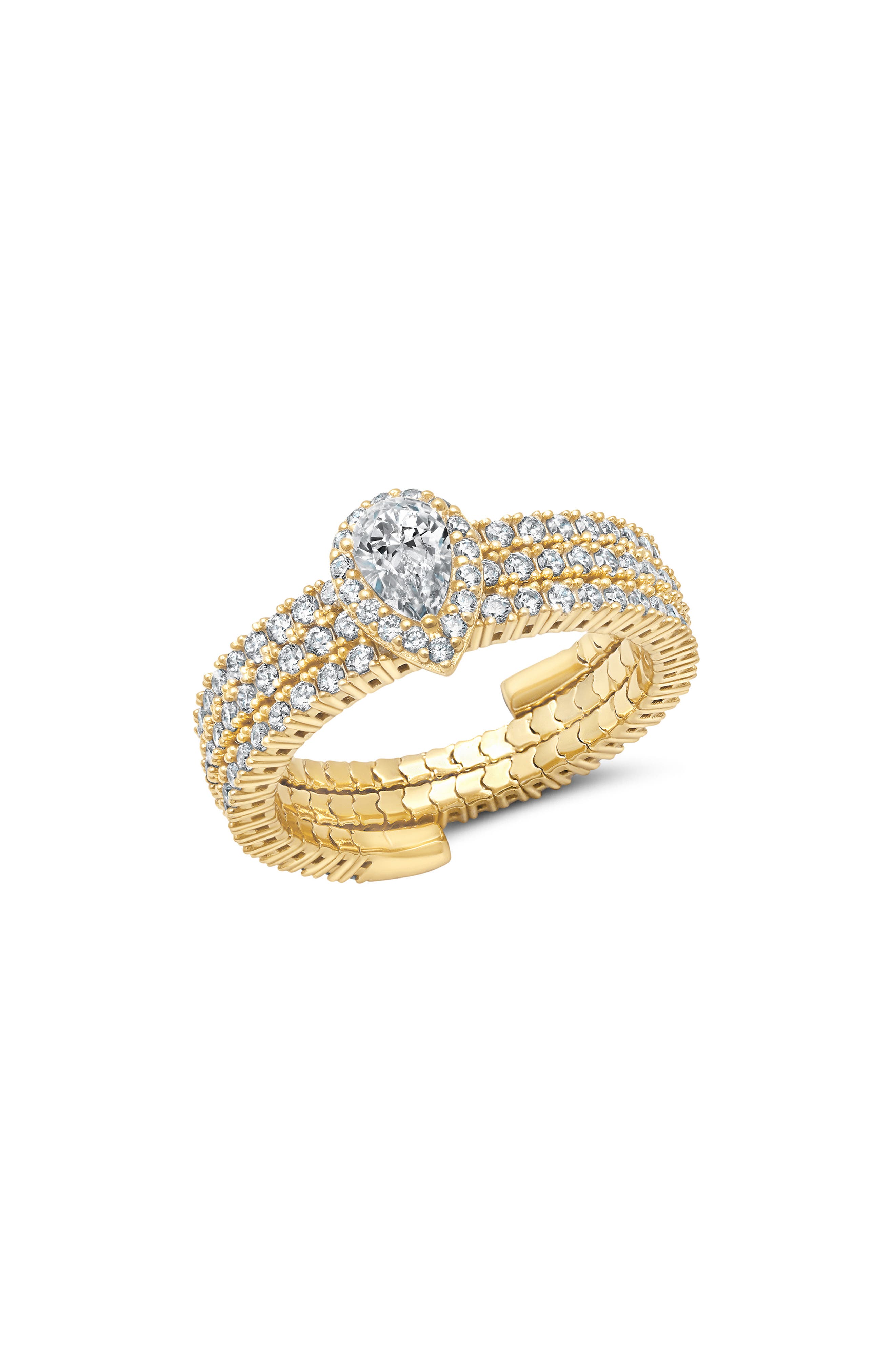 selected 18KYG/ CLEAR STONE