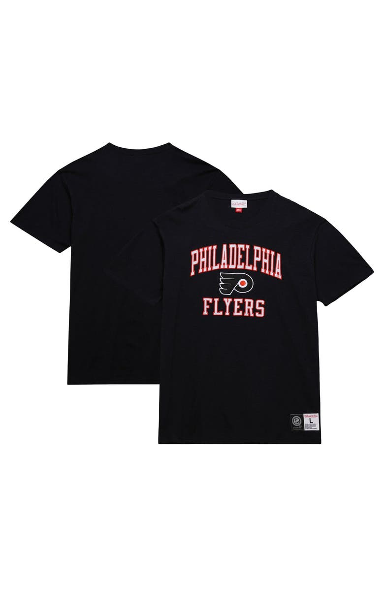 Mitchell & Ness Men's Mitchell & Ness Black Philadelphia Flyers Legendary Slub T-Shirt, Alternate, color, Black