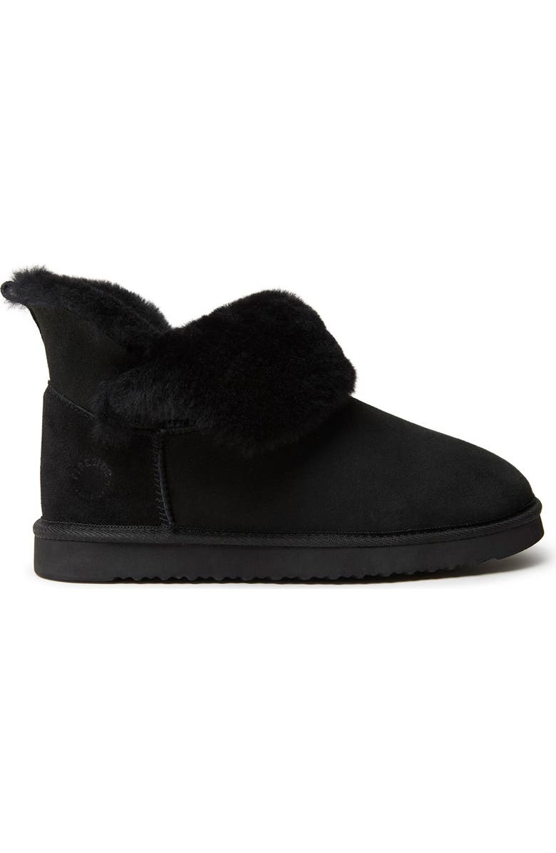 DEARFOAMS Perth Genuine Shearling Foldover Bootie, Alternate, color,