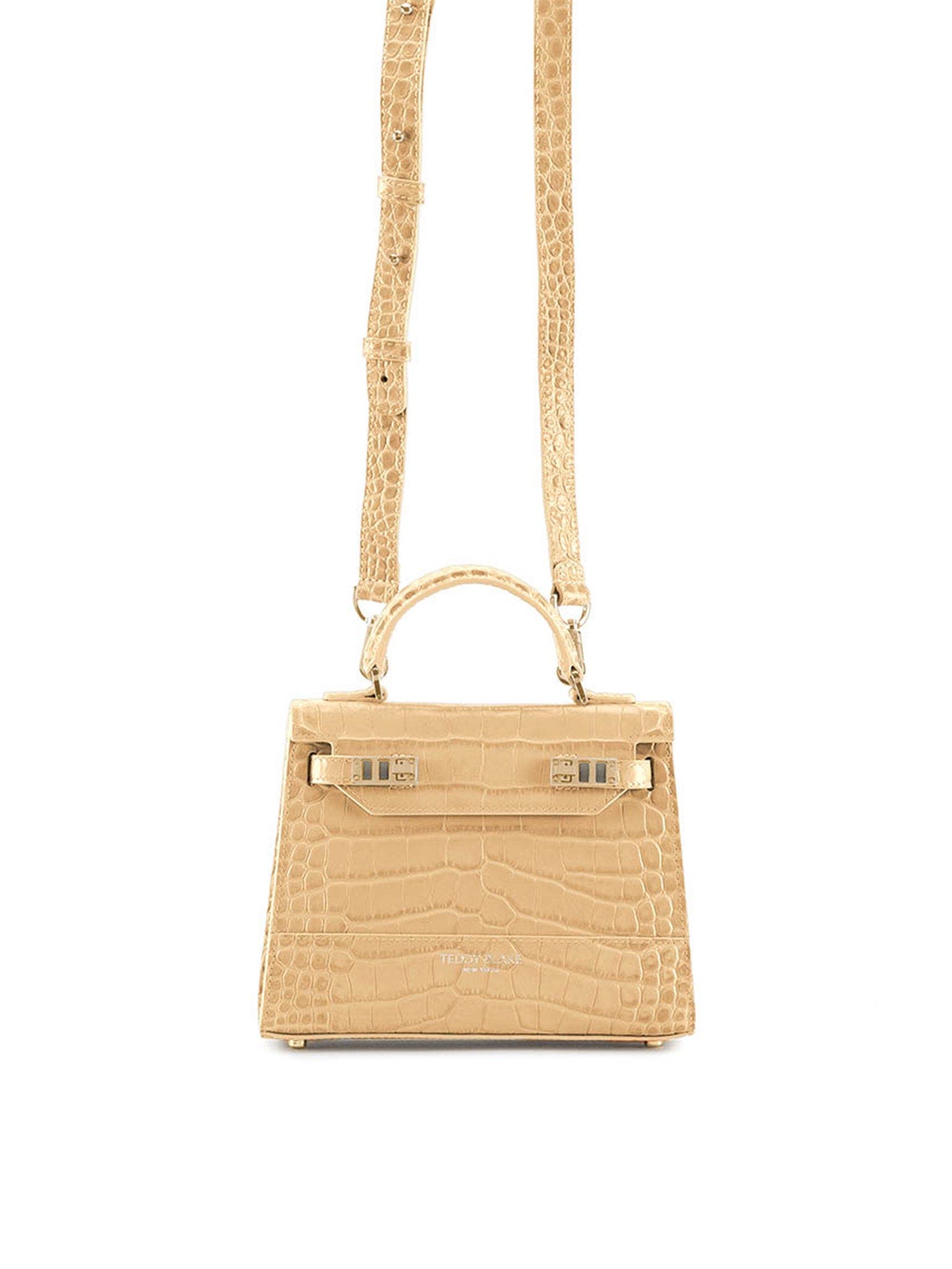 Teddy Blake Kim Croco 9", Alternate, color, Beige