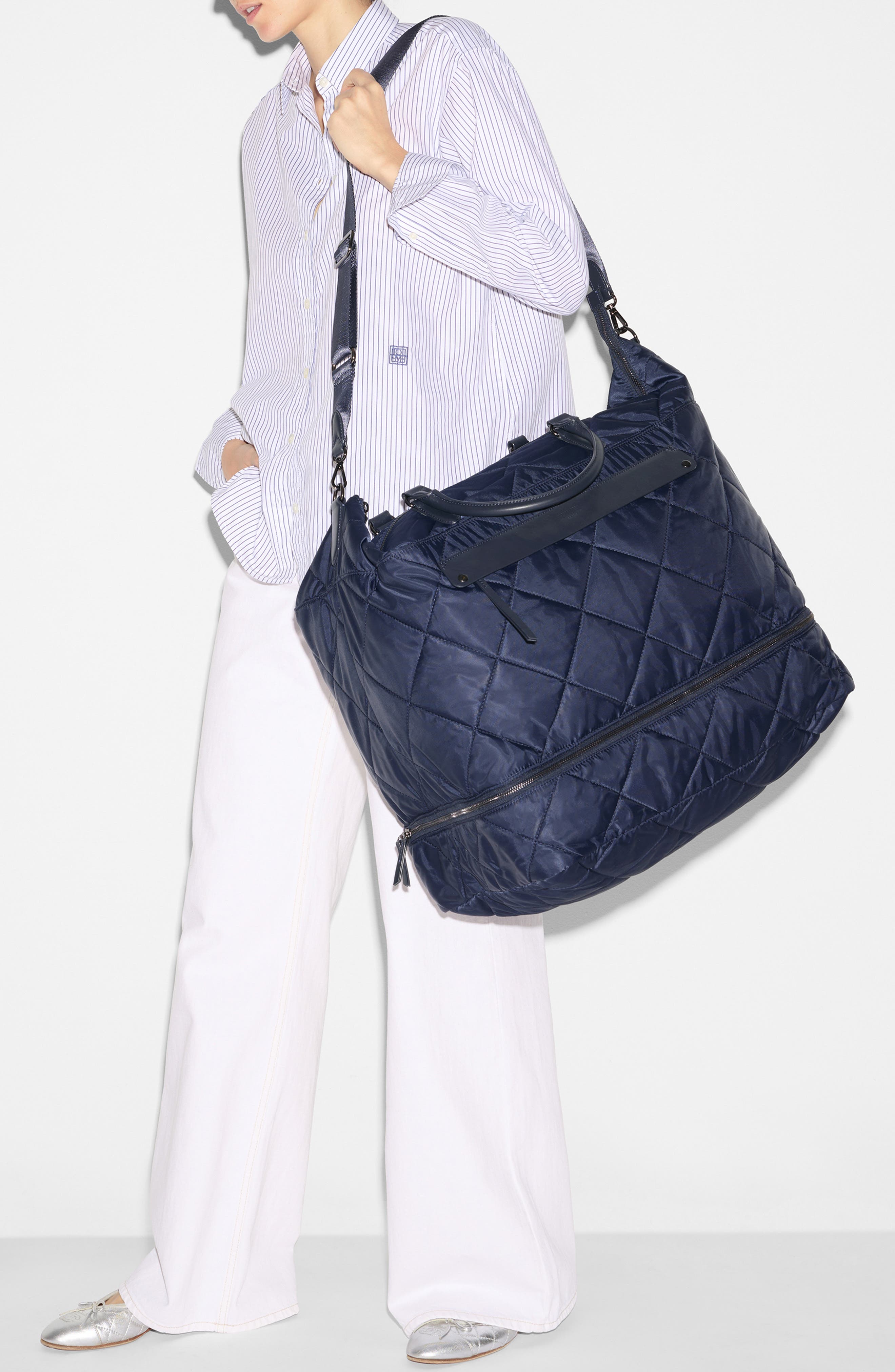 MZ Wallace Madison Quilted Weekend Bag, Alternate, color, 